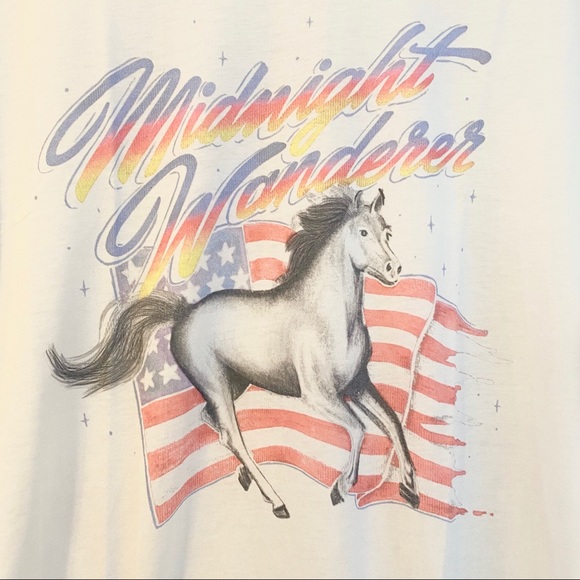 MIDNIGHT WANDERER NWOT Retro 90s Style Graphic Tee - Picture 2 of 4
